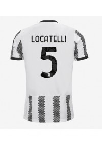 Juventus Manuel Locatelli #5 Fotballdrakt Hjemme Klær 2022-23 Korte ermer